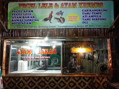 SAUNG BAMBU HITAM (PECEL LELE AYAM KREMES & SOMAY IKAN)