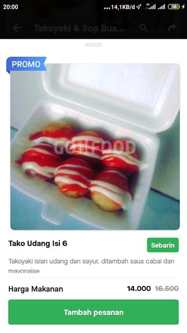 TAKOYAKI DAN SOP BUAH FAEYZA