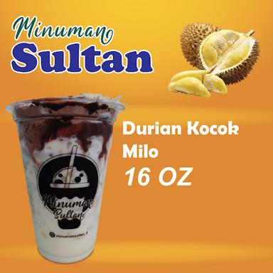 MINUMAN SULTAN, ALPUKAT, DURIAN KOCOK DAN ES BOBA VARIAN RASA