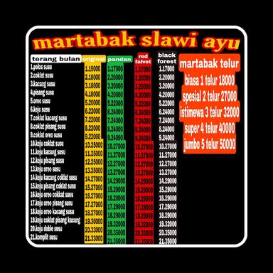 MARTABAK SLAWI AYU SEGOROYOSO