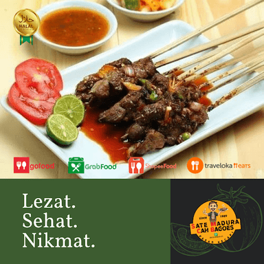 SATE MADURA CAH BAGOES PASAR KECAPI