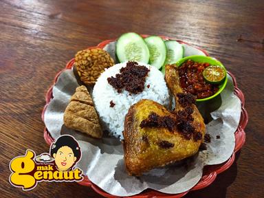 NASI TERI AYAM IRENG MAK GENDUT