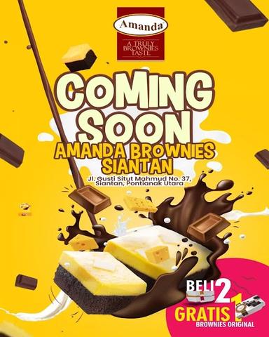 OUTLET AMANDA BROWNIES - SIANTAN