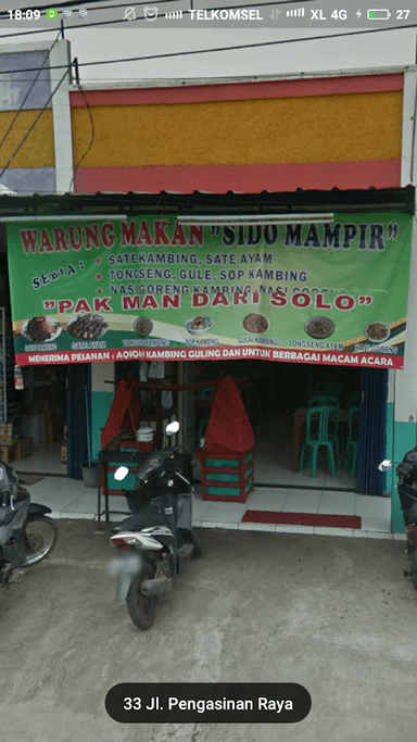 WARUNG SATE SIDO MAMPIR PAK MAN