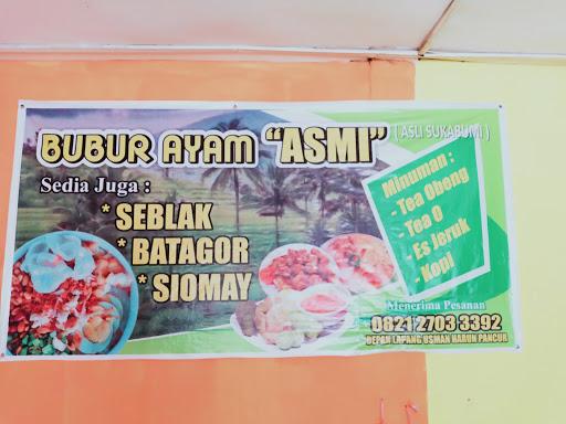 BUBUR AYAM  ASMI SEBLAK DAN BATAGOR