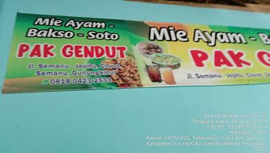 MIE AYAM BAKSO SOTO PAK GENDUT CLOROT