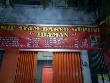 MIE AYAM BAKSO GEPREK SOTO IDAMAN