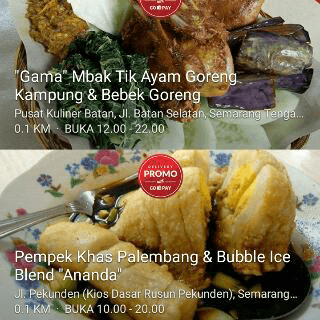 PEMPEK KHAS PALEMBANG & BUBBLE ICE BLEND ANANDA