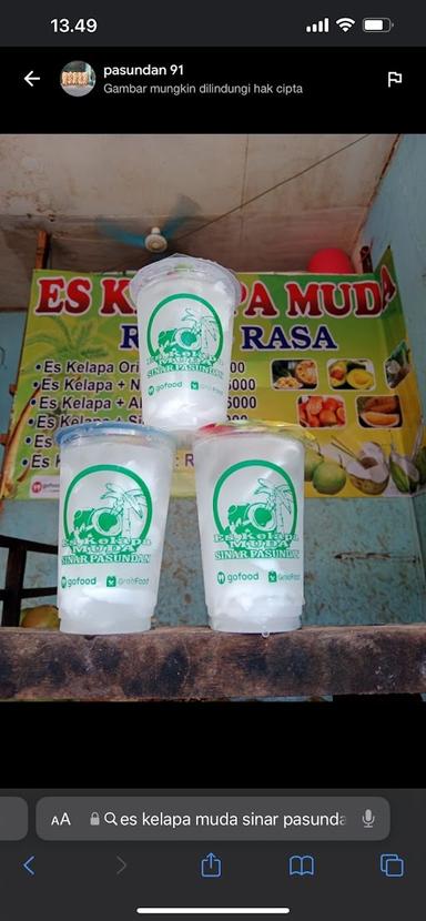 ES KELAPA MUDA SINAR PASUNDAN