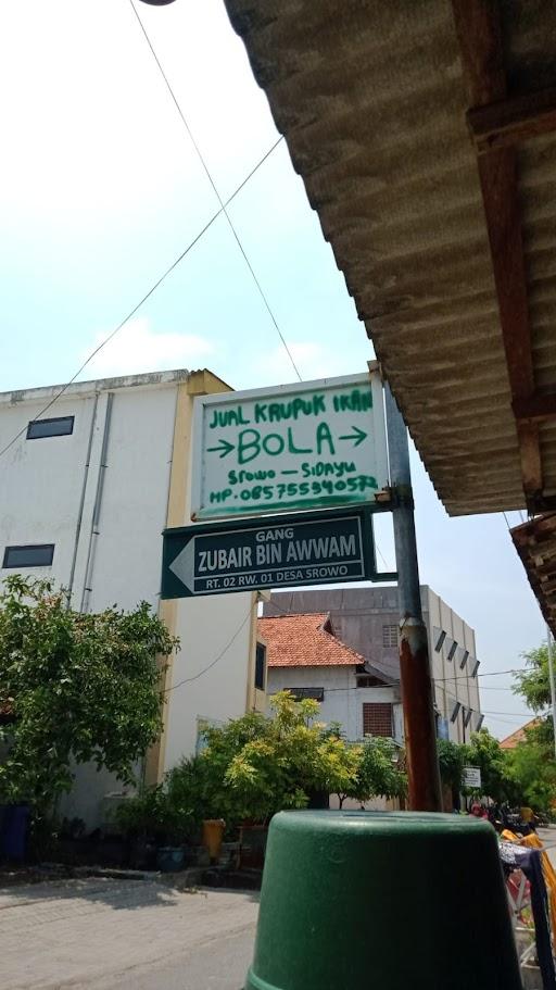 KRUPUK IKAN LAUT BOLA