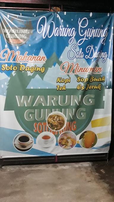 WARUNG GUNUNG SOTO DAGING