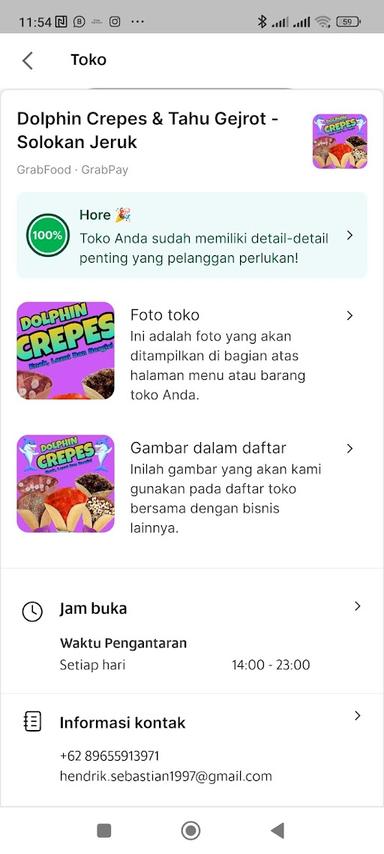 DOLPHIN CREPES & TAHU GEJROT AUFA