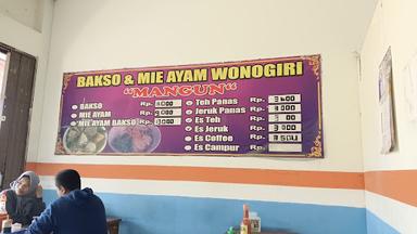 WARUNG BAKSO, MIE AYAM MANGUN2N