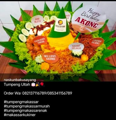 NASI KUNING BAKU SAYANG / TUMPENG / BUBUR MANADO / CAKALANG SUWIR / SAMBAL ROA