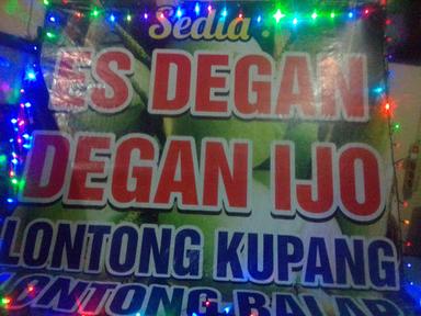 WARUNG ES DEGAN, DEGAN IJO, LONTONG KUPANG & BALAP