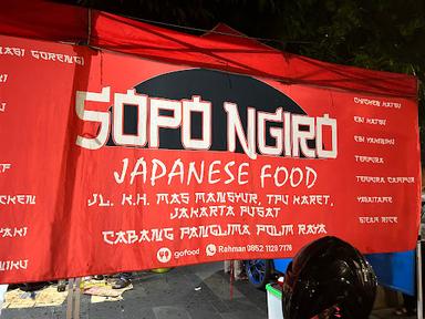 SOPO NGIRO JAPANESE FOOD JAKARTA PUSAT