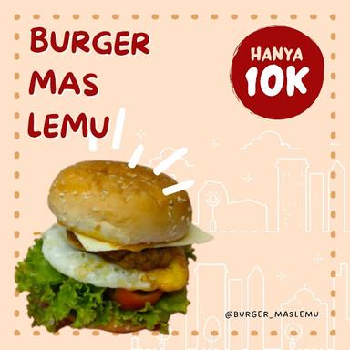 BURGER DAN MARTABUR MAS LEMU