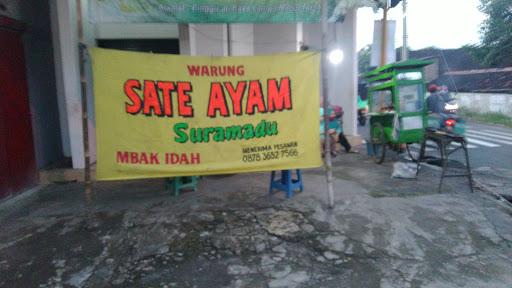 SATE AYAM SURAMADU  MBA IDAH  BANGJO TERAS