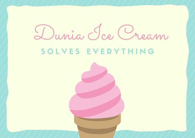 DUNIA ICE CREAM