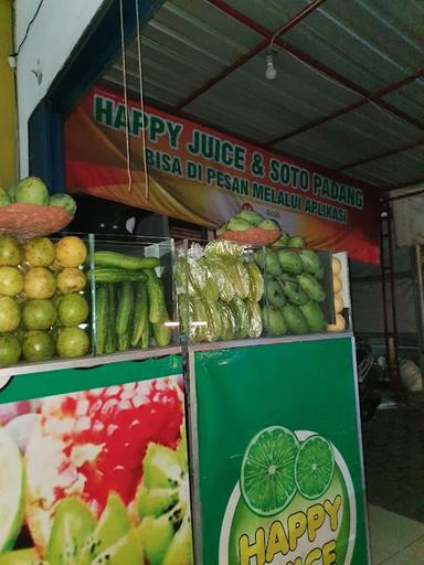 HAPPY JUICE,CAPPUCCINO CINCAU,DAN SOTO PADANG