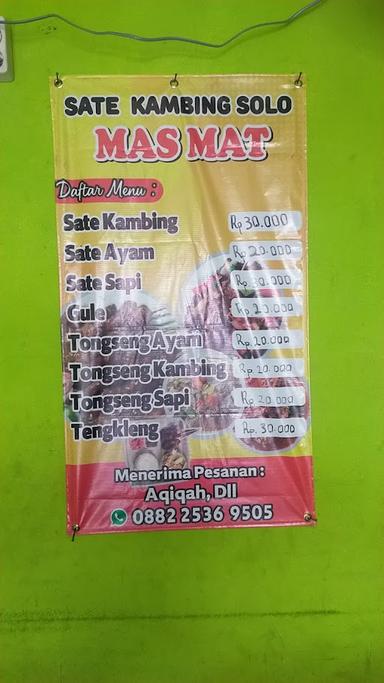 RUMAH MAKAN SATE KAMBING SOLO MAS MAT