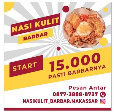 NASI KULIT BARBAR KHAS JAWA TIMUR