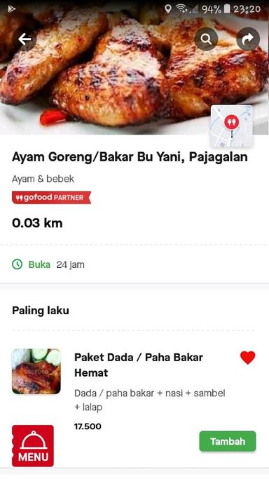 AYAM BAKAR DAN GORENG BU YANI