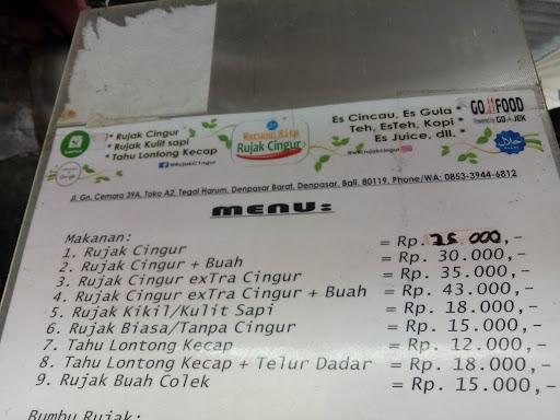 Warung Kita Rujak Cingur review