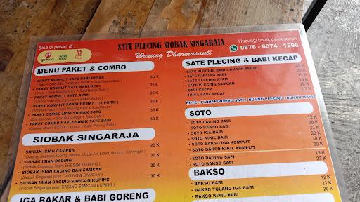 Sate Plecing Siobak Singaraja Warung Dharmasanti review