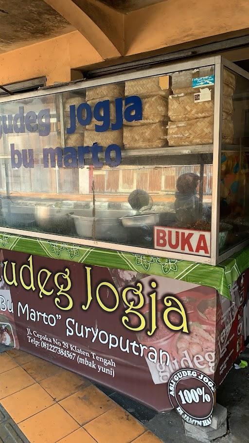 Gudeg Jogja Bu Marto review