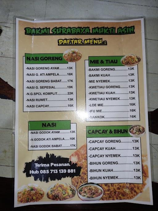 Bakmi Surabaya Mukti Asih review