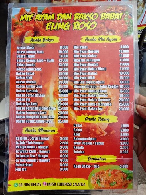 Bakso Eling Roso review