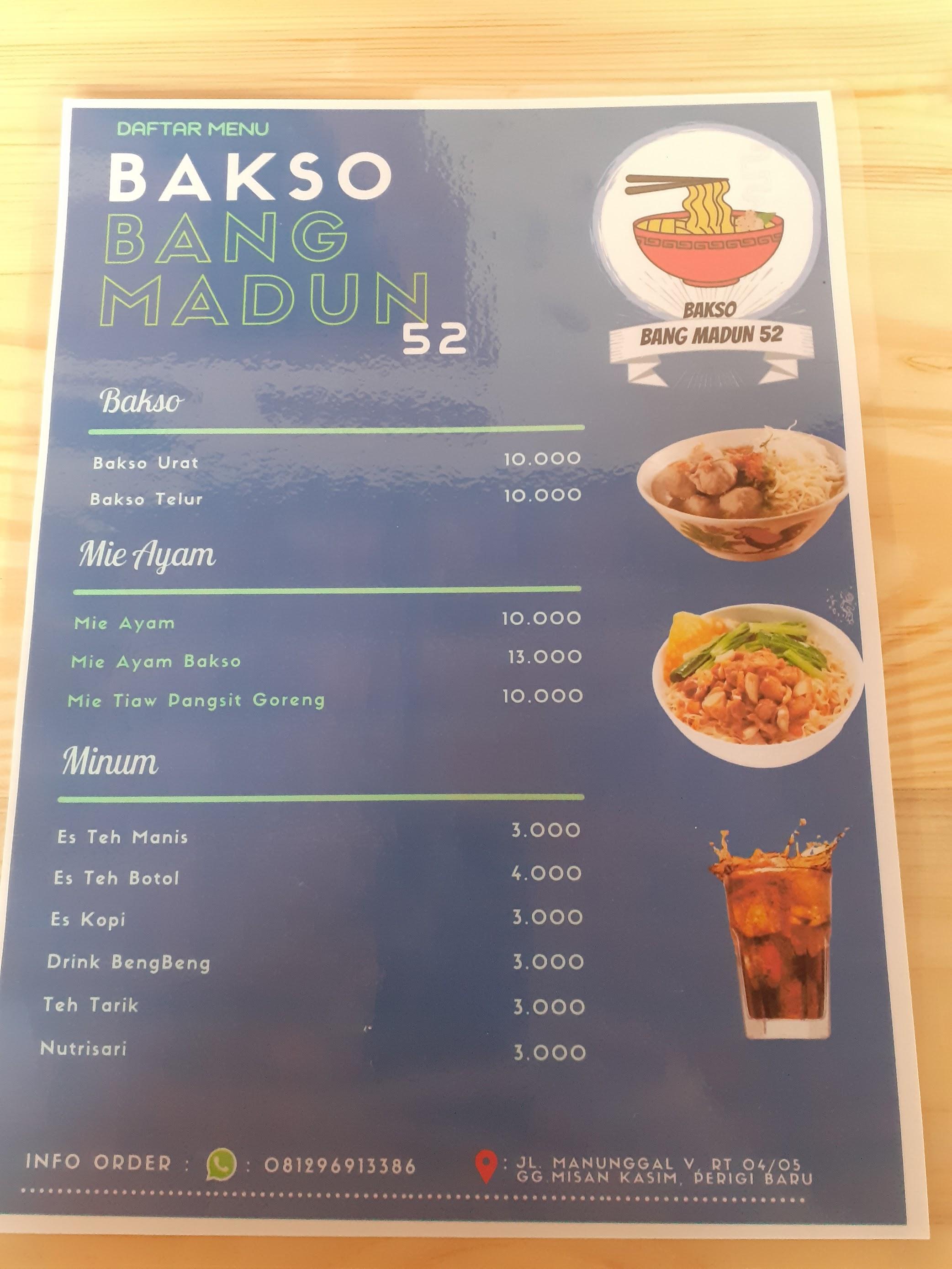Bakso Bang Madun 52 review