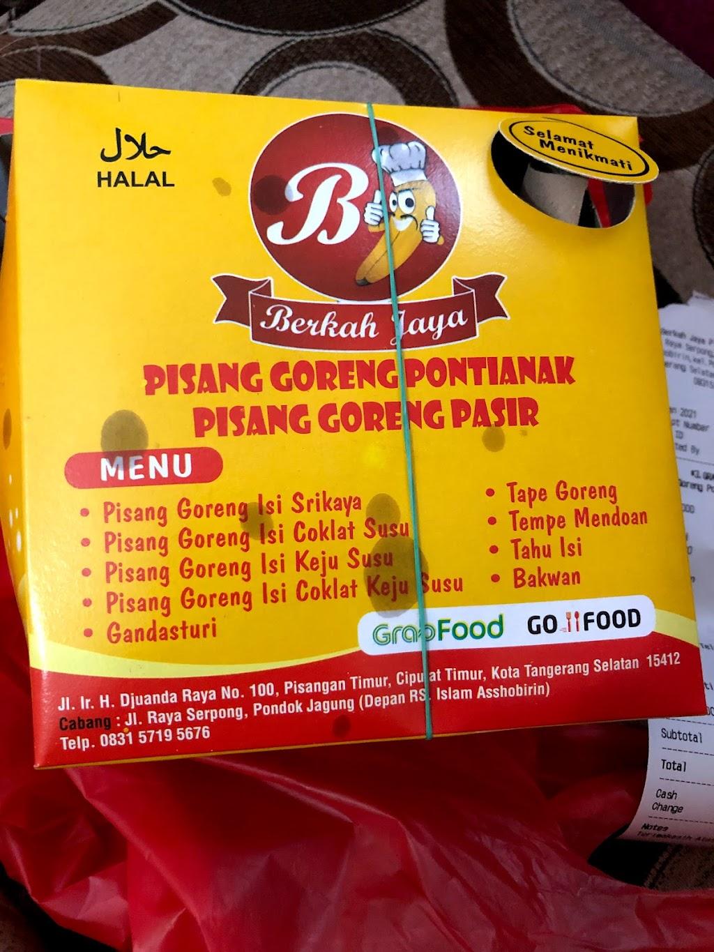 Berkah Jaya Pisang Goreng Pontianak, Serpong review
