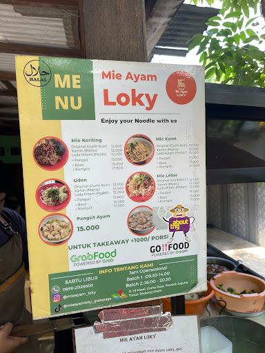 Mie Ayam Loky (Mie Karet, Mie Keriting, Mie Lebar) review