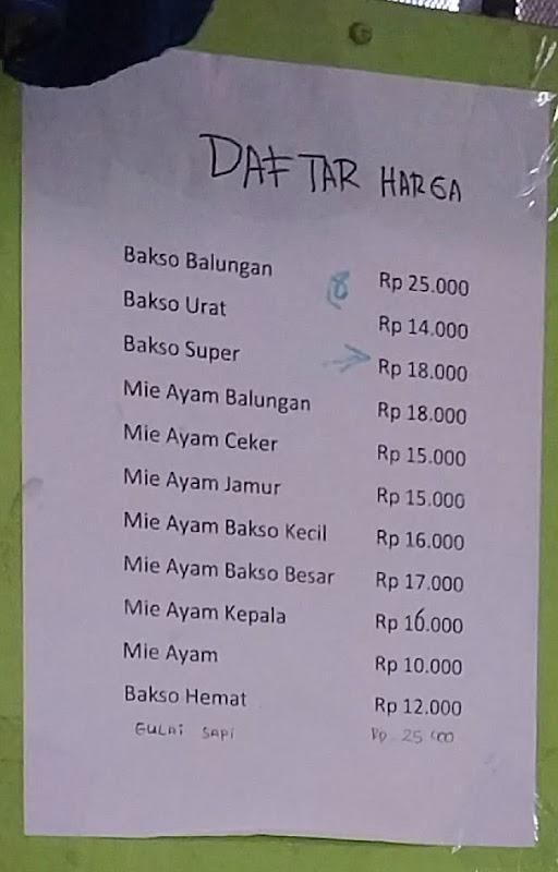 Bakso Daging Sapi & Mie Ayam Bang Satrio review